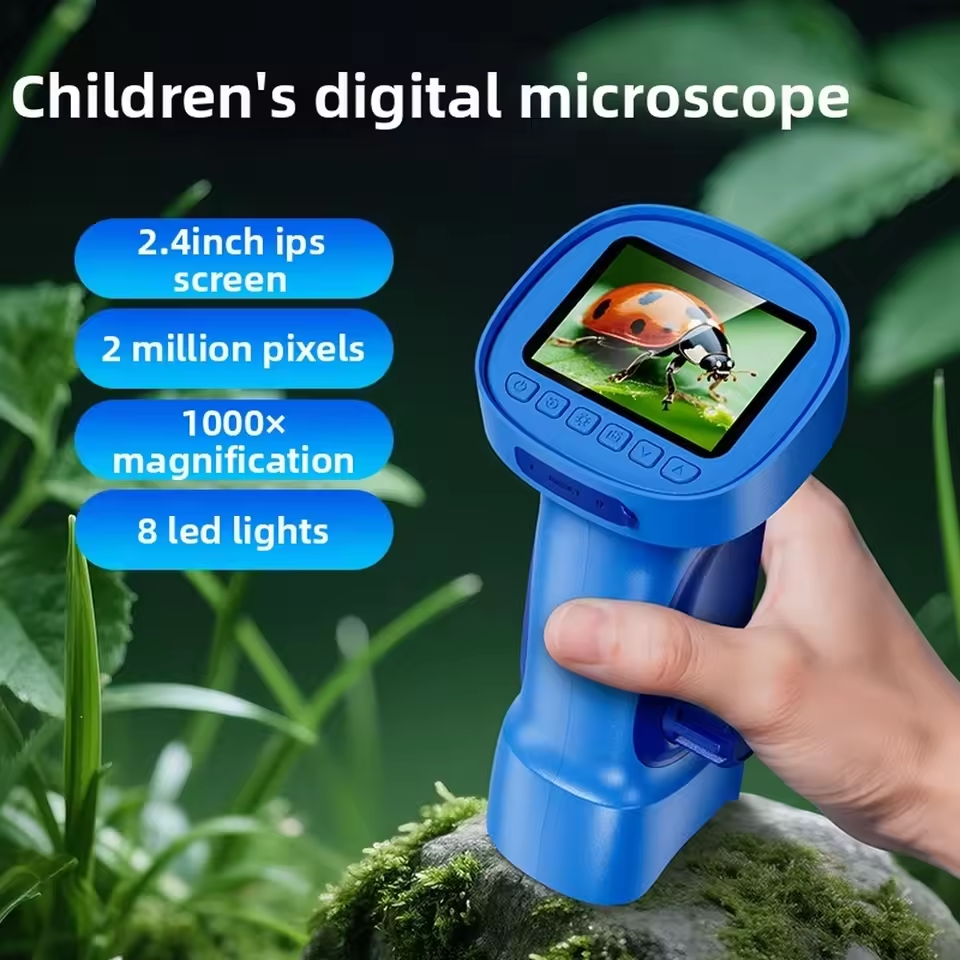 Kids Definition Of Education - 1000X Handheld Digital Microscope For Kids