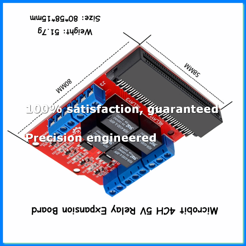 Kids Education Channel - Microbit 4 Channel Relay Module Shield