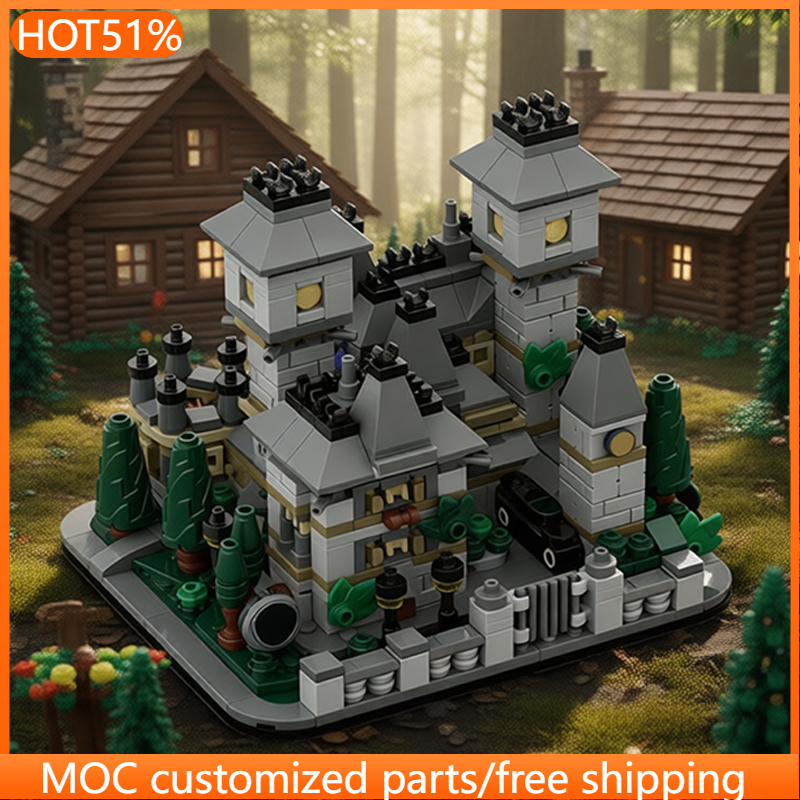 Kids Education Academy - 873 PCS Customize Academy MOC Customize
