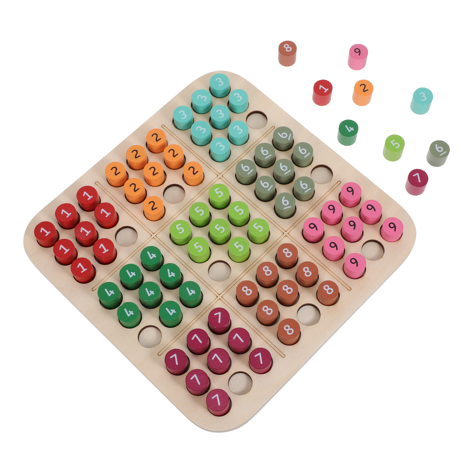 Kids Education And Recreation - 1Set Sudoku Game Wooden Board Educational