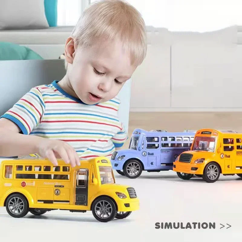 Kids Educational Game 3 - School Bus Model Car For Children