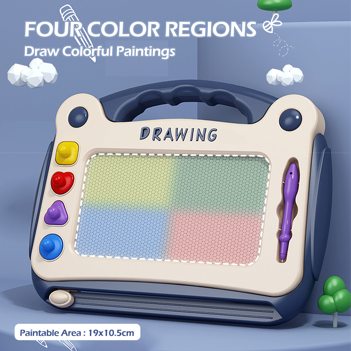 Children's Magnetic Color Draw - Drawing Projector Kids reseña y precio