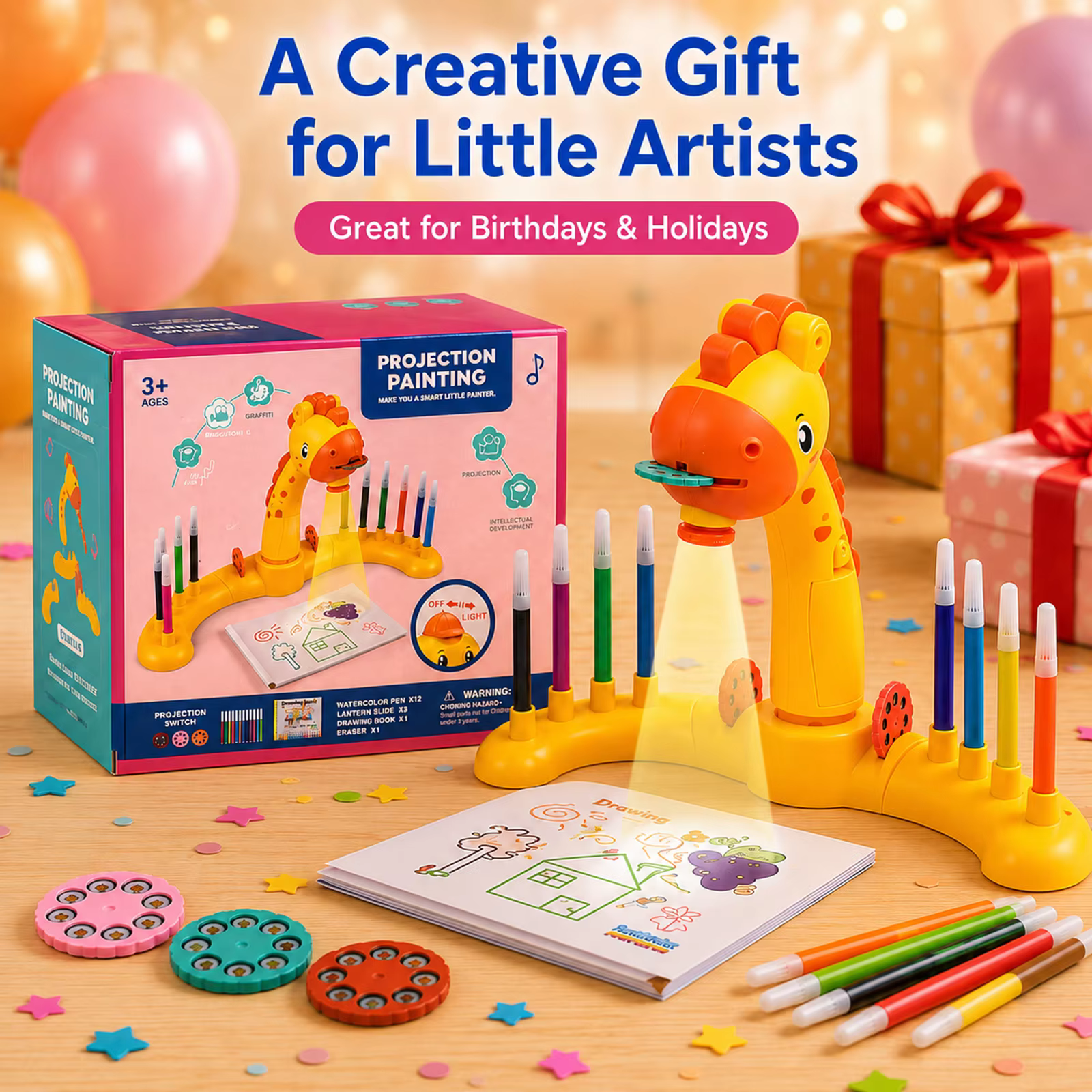 Kids Painting Board Toys Child - Drawing Projector Kids reseña y precio
