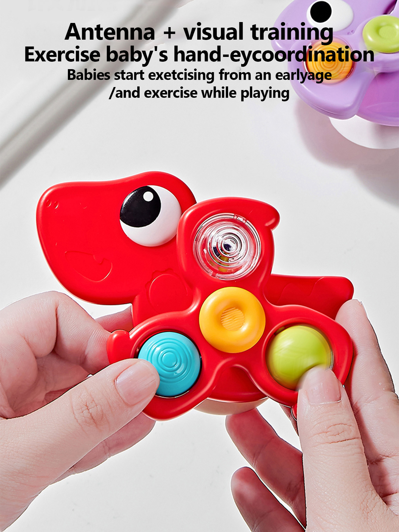 Dinosaur Suction Cups Spinning - Kids Educational Game 3 reseña y precio