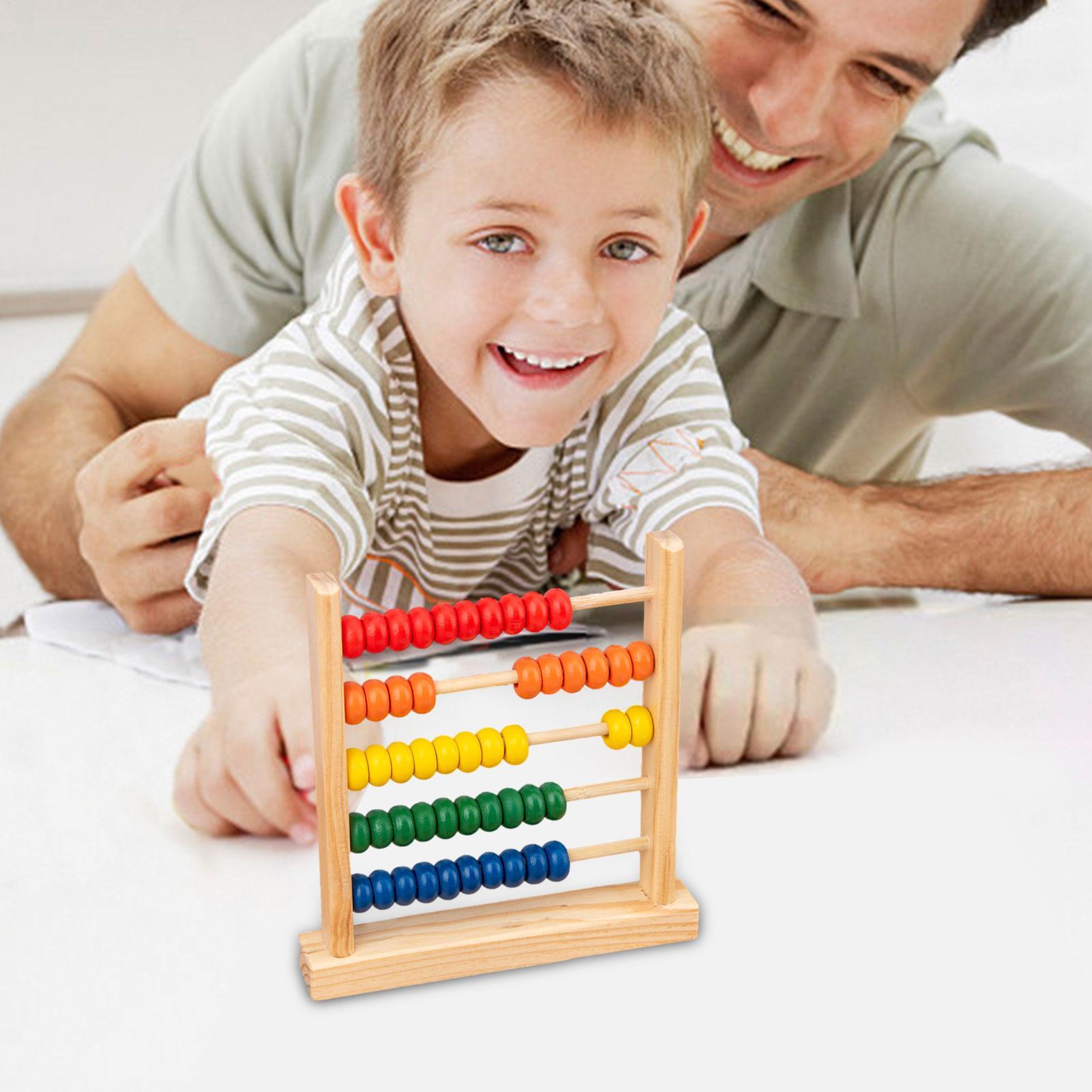 Wooden Frame Abacus Toys Count - Abacus Counting Bead reseña y precio
