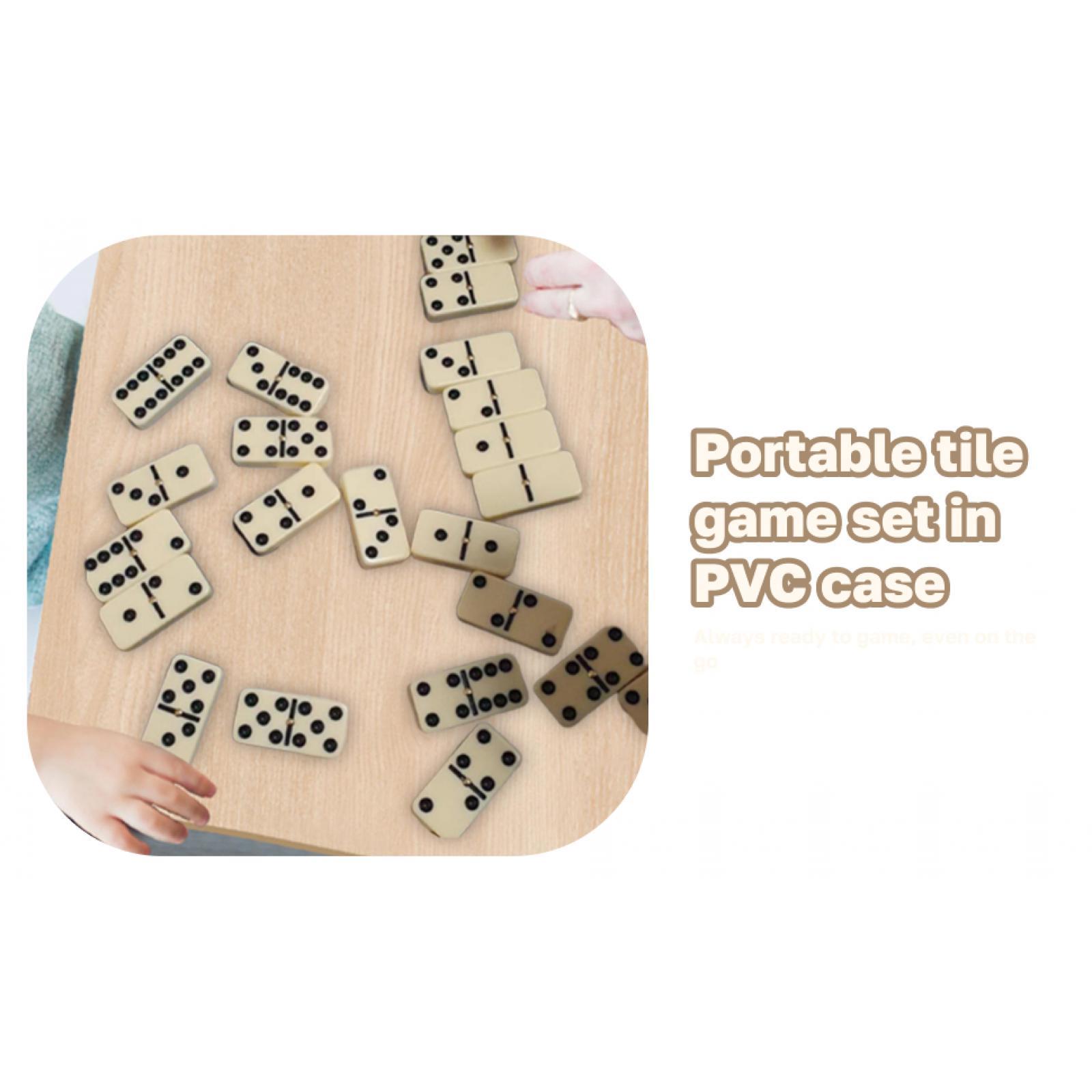 Traditional Dominoes Board Gam - Kids Education Table reseña y precio