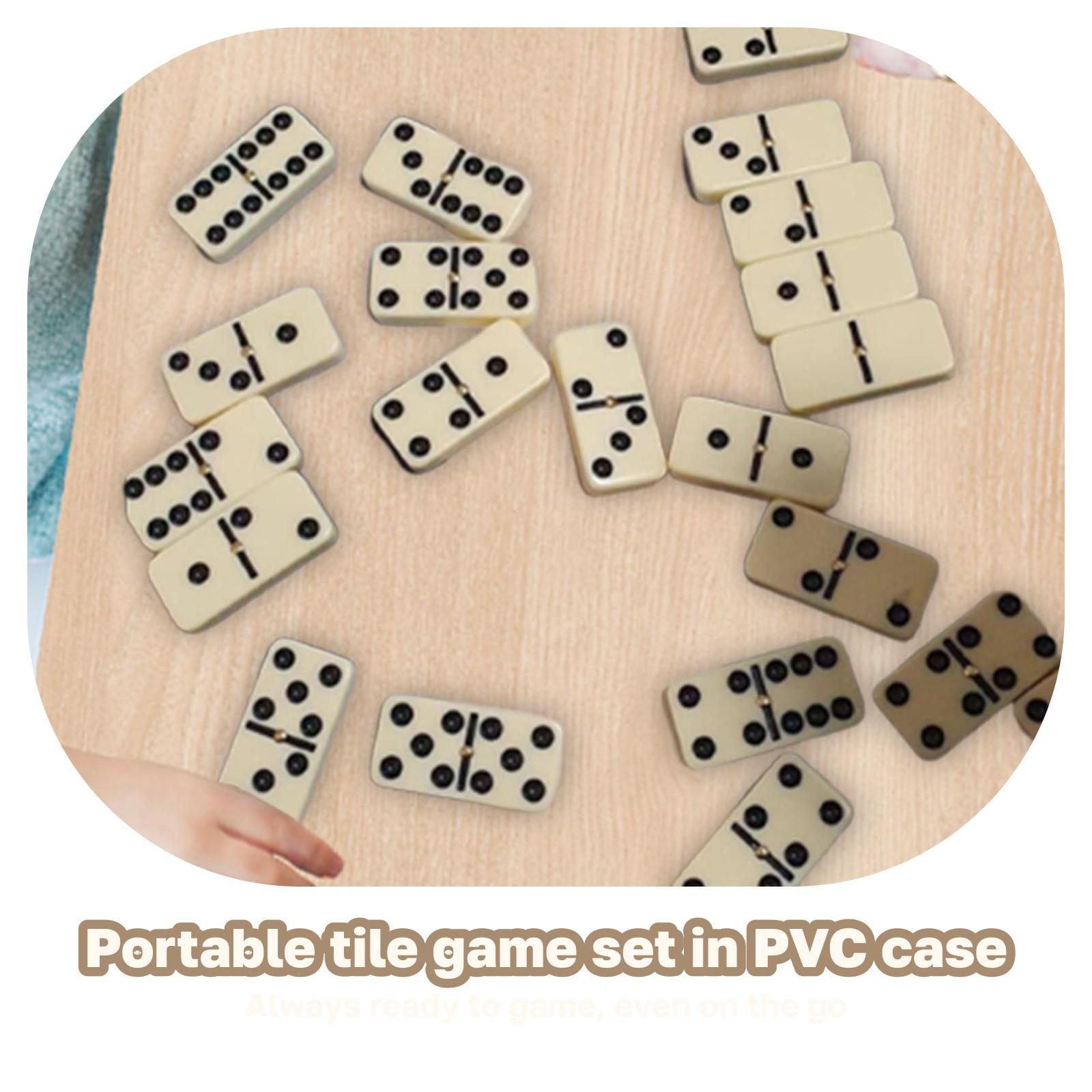Traditional Dominoes Board Gam - Kids Education Table reseña y precio