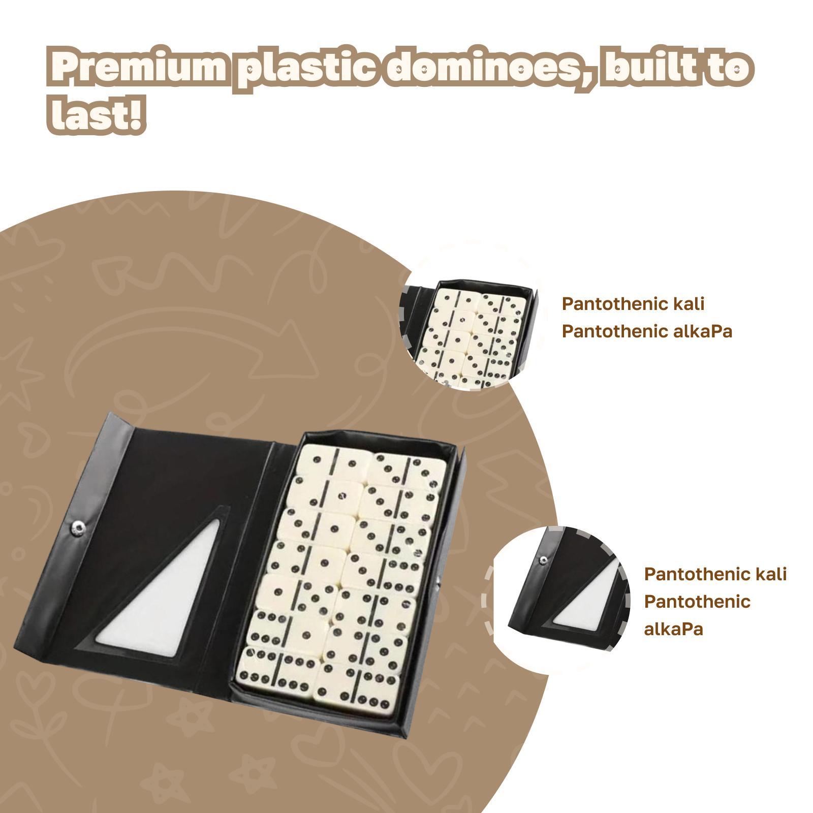 Traditional Dominoes Board Gam - Kids Education Table reseña y precio