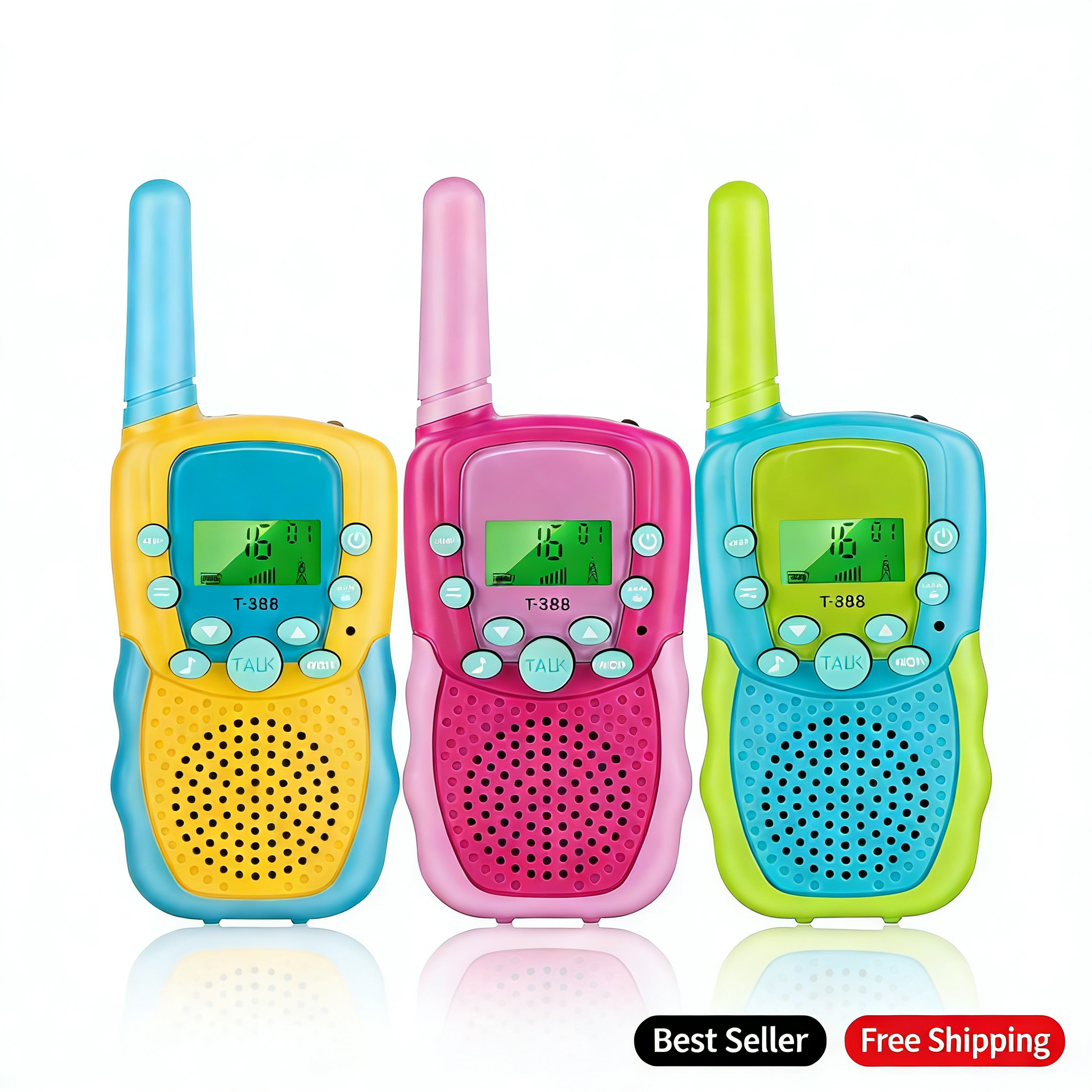 Kids Walkie Talkies 3 Pack Rec - Kids Education Channel reseña y precio