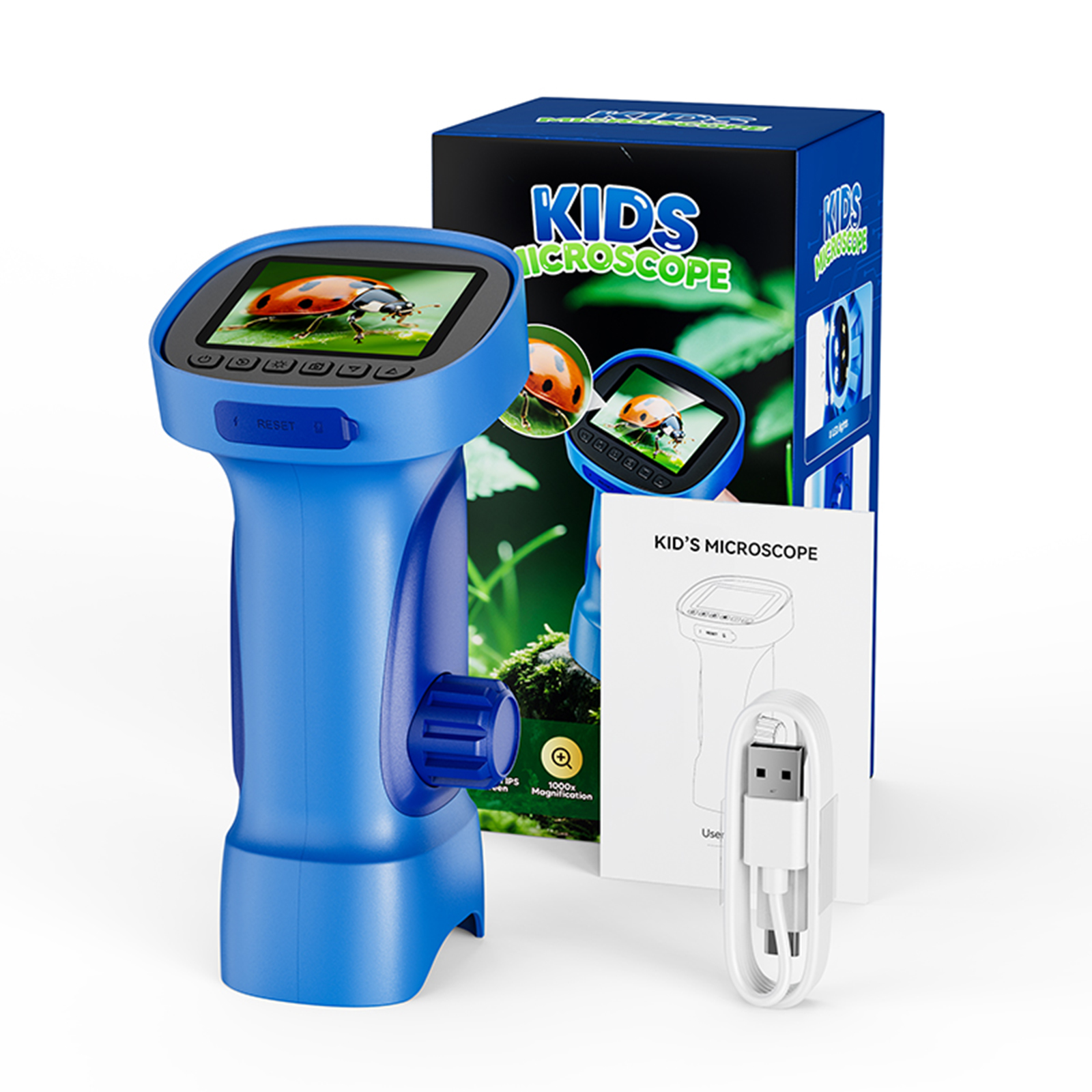 1000X Handheld Digital Microsc - Kids Definition Of Education reseña y precio