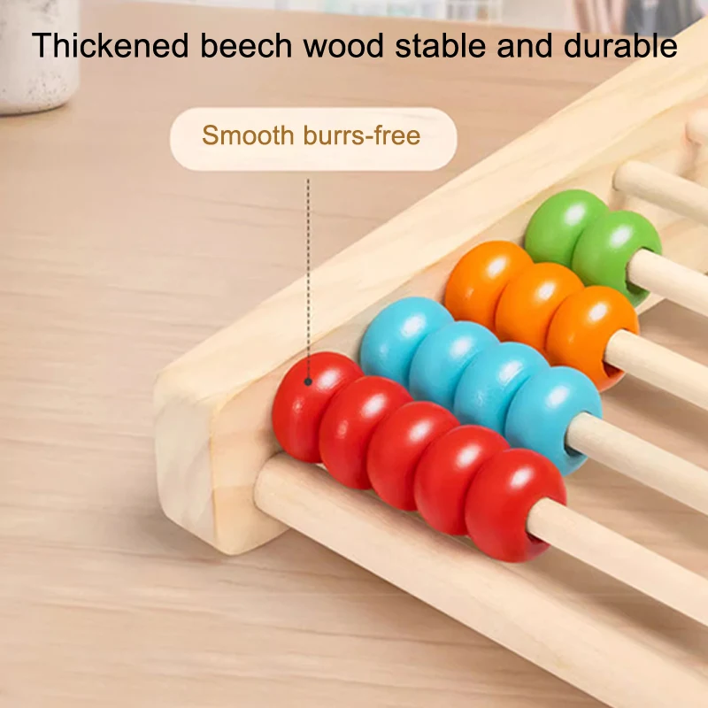 Wooden Counting Toy Abacus Mon - Abacus Counting Bead reseña y precio
