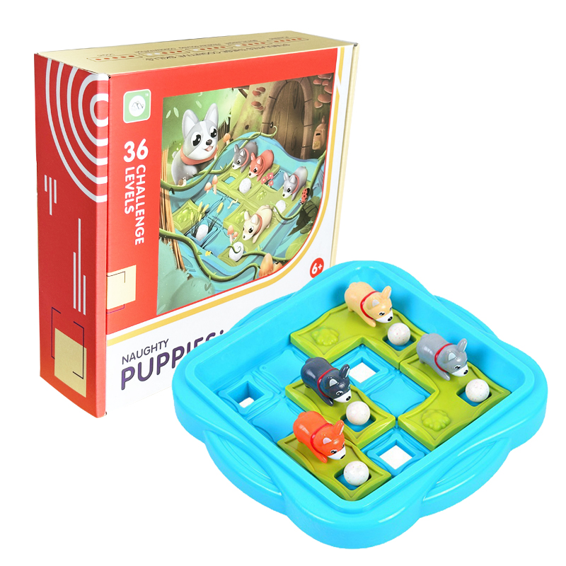 Board Game Naughty Puppies Chi - Kids Educational Game 3 reseña y precio