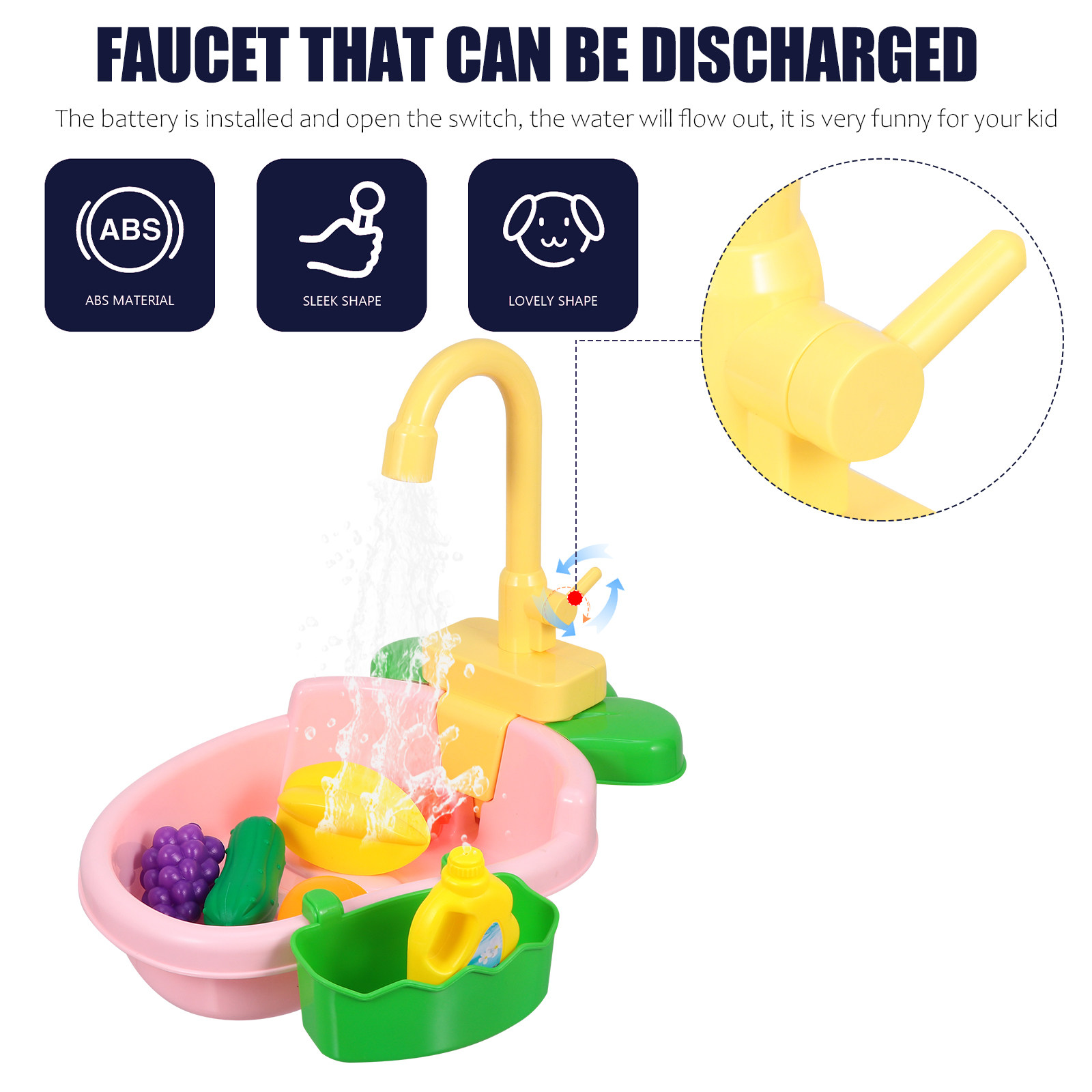 1Set Dishpan Kitchen Playset S - Kids Education Channel reseña y precio
