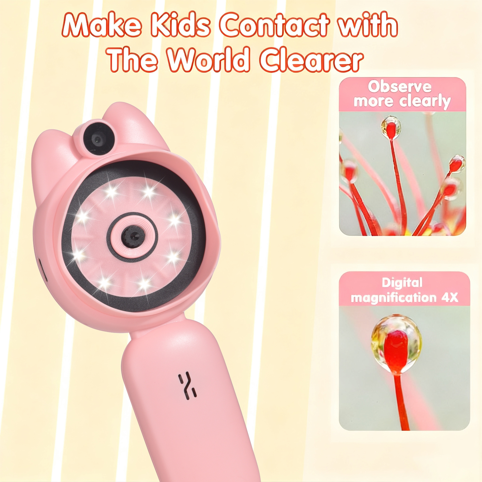 Kids Microscope with 2inch IPS - Kids Definition Of Education reseña y precio