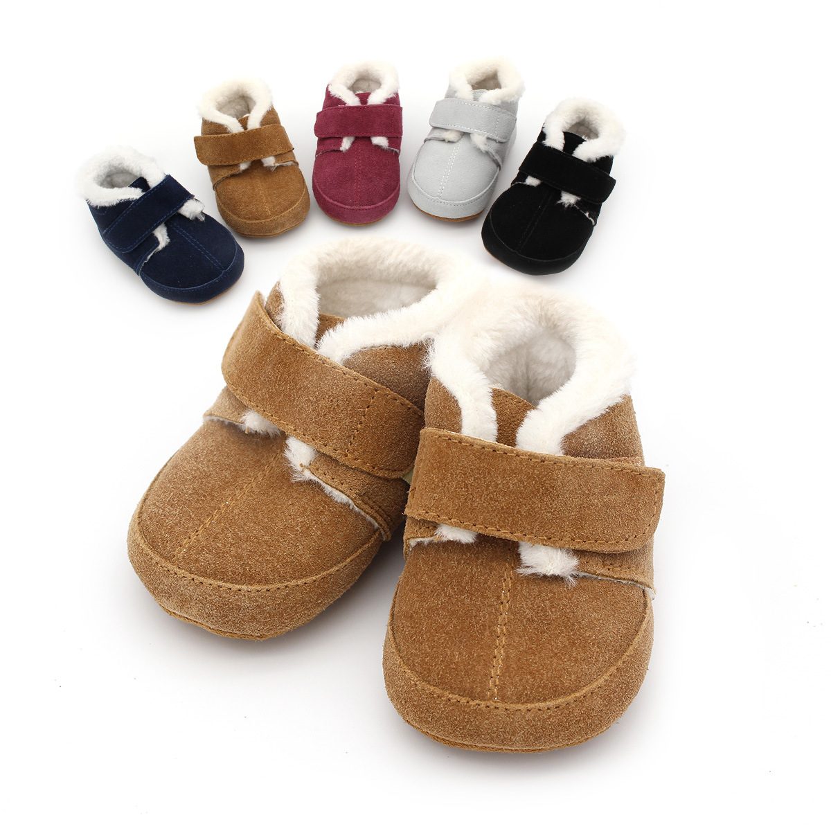 Baby Furry Boots Kids Leather  - Kids First Education reseña y precio