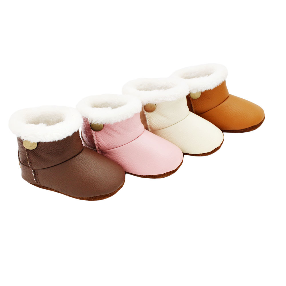 Baby Furry Boots Kids Leather  - Kids First Education reseña y precio
