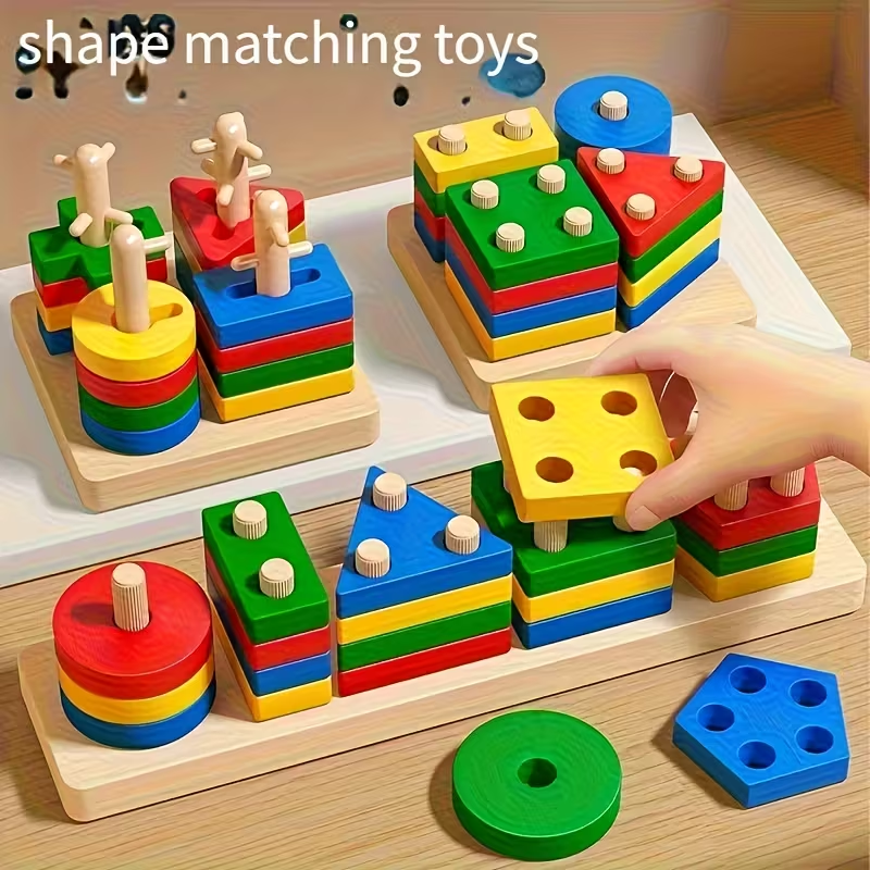 Montessori Wooden Games Baby T - Kids Educational Game 3 reseña y precio