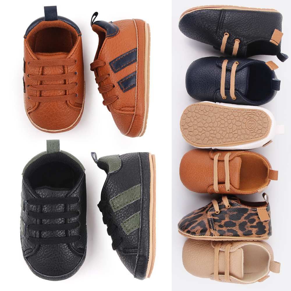 Baby Leather Casual Crib Shoes - Kids First Education reseña y precio