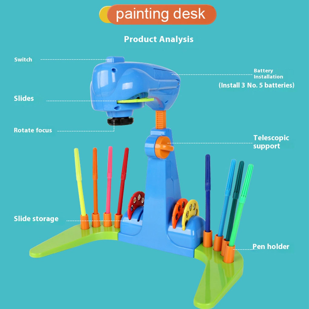 Educational Kids Drawing Table - Drawing Projector Kids reseña y precio