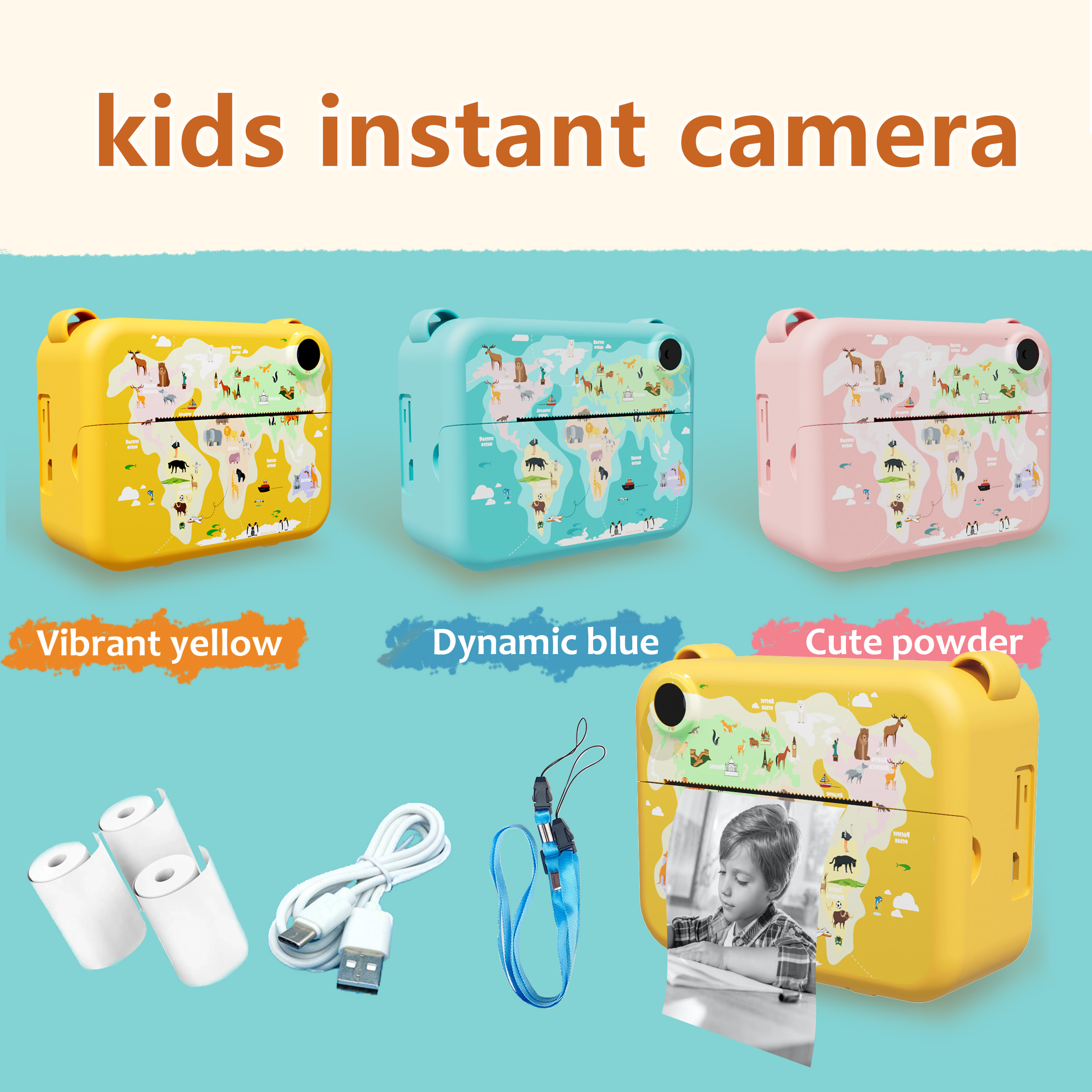 kids instant print camera 1080 - Kids Definition Of Education reseña y precio