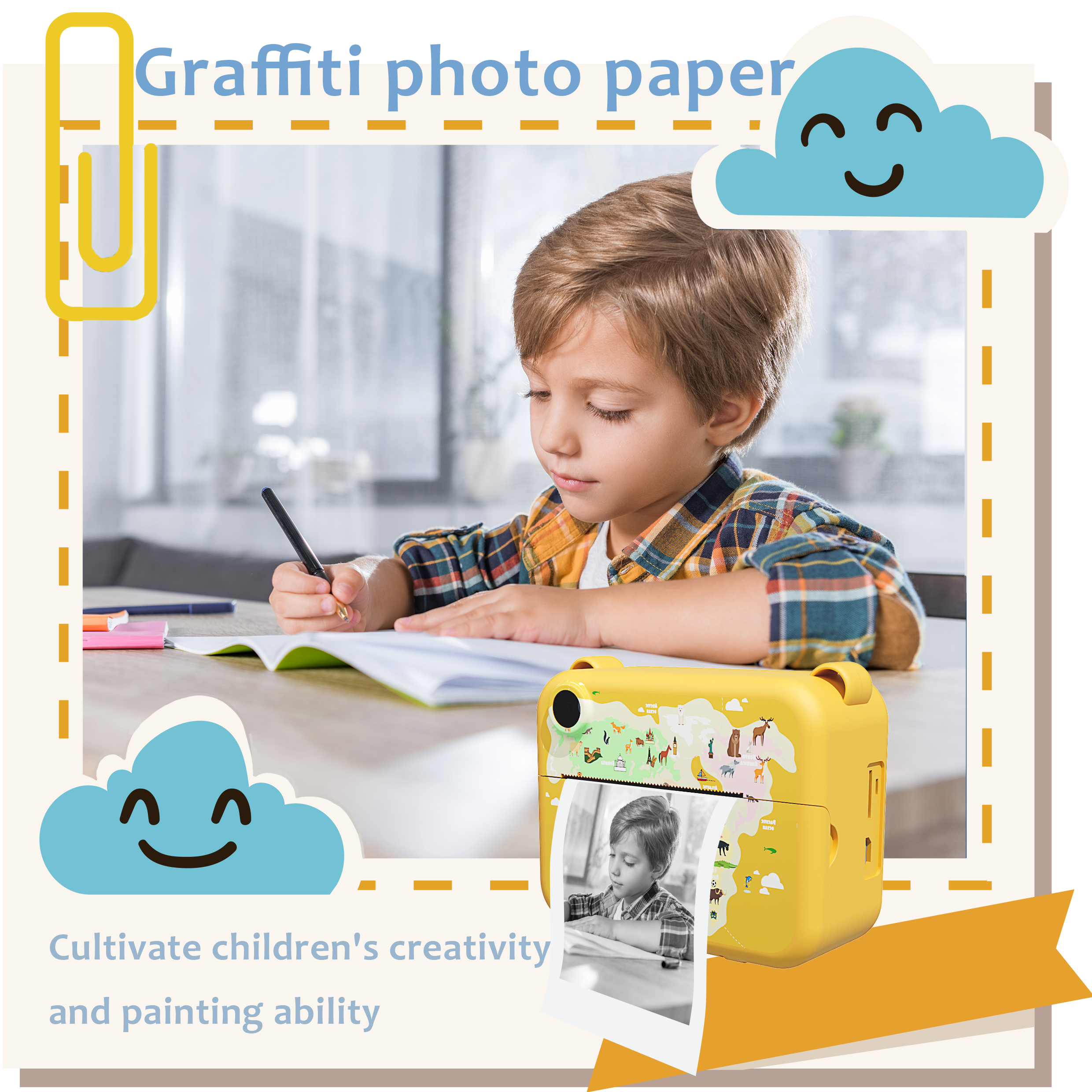 kids instant print camera 1080 - Kids Definition Of Education reseña y precio