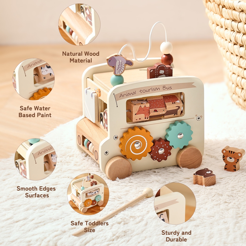 Montessori Wooden Children Toy - Kids Educational Game 3 reseña y precio