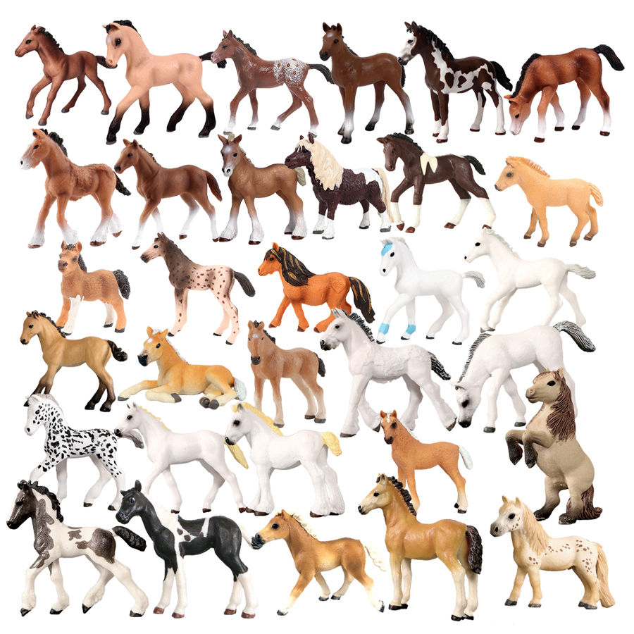 Horse Figurine,Farm Animals,Po - Kids First Education reseña y precio