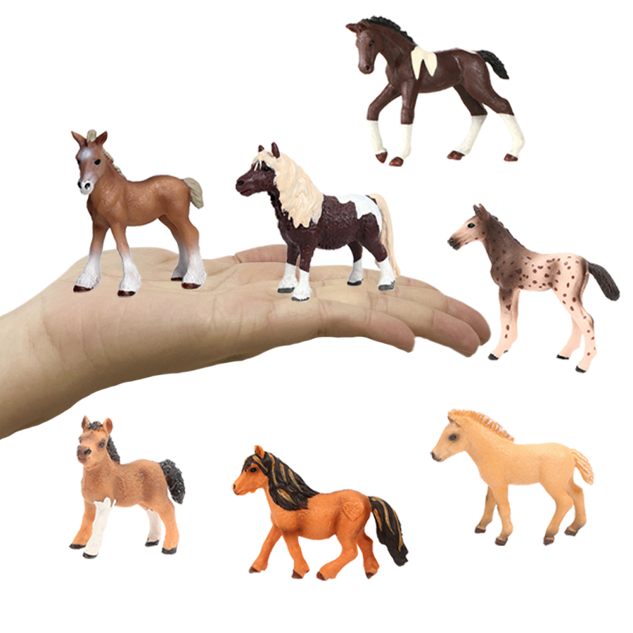 Horse Figurine,Farm Animals,Po - Kids First Education reseña y precio