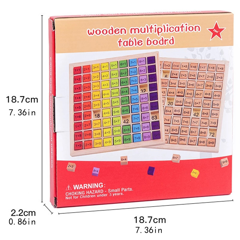 Montessori Educational Wooden  - Kids Education Table reseña y precio