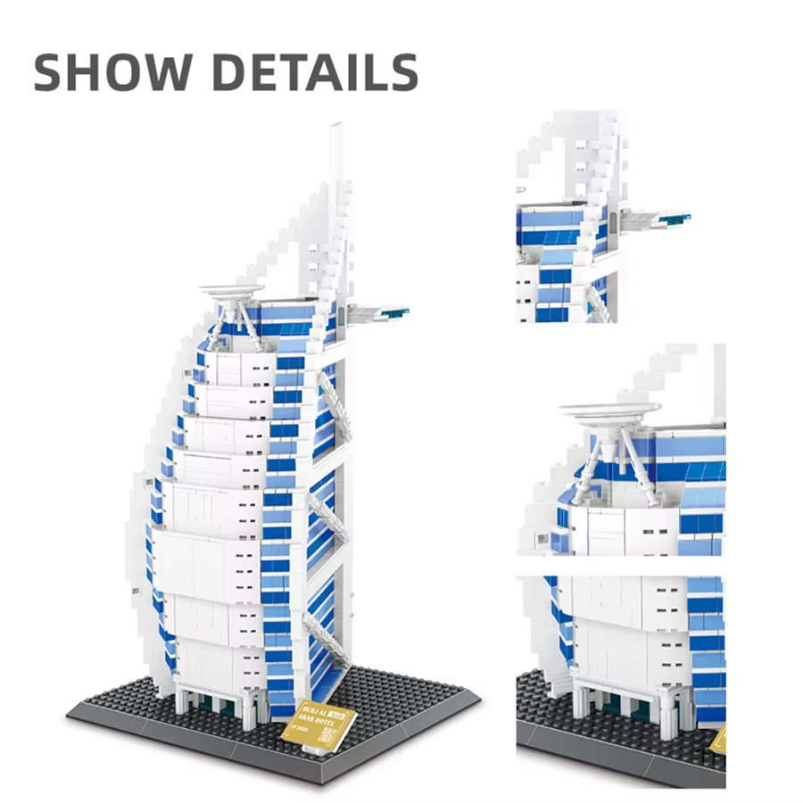 1306pcs Building Blocks Burjal - Kids Education In Dubai reseña y precio