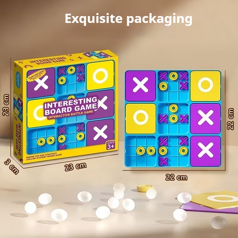 Fun Tic-Tac-Toe Board Game Kid - Kids Education Table reseña y precio