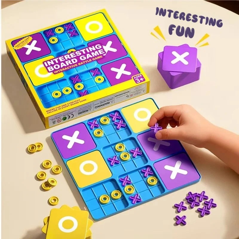 Fun Tic-Tac-Toe Board Game Kid - Kids Education Table reseña y precio