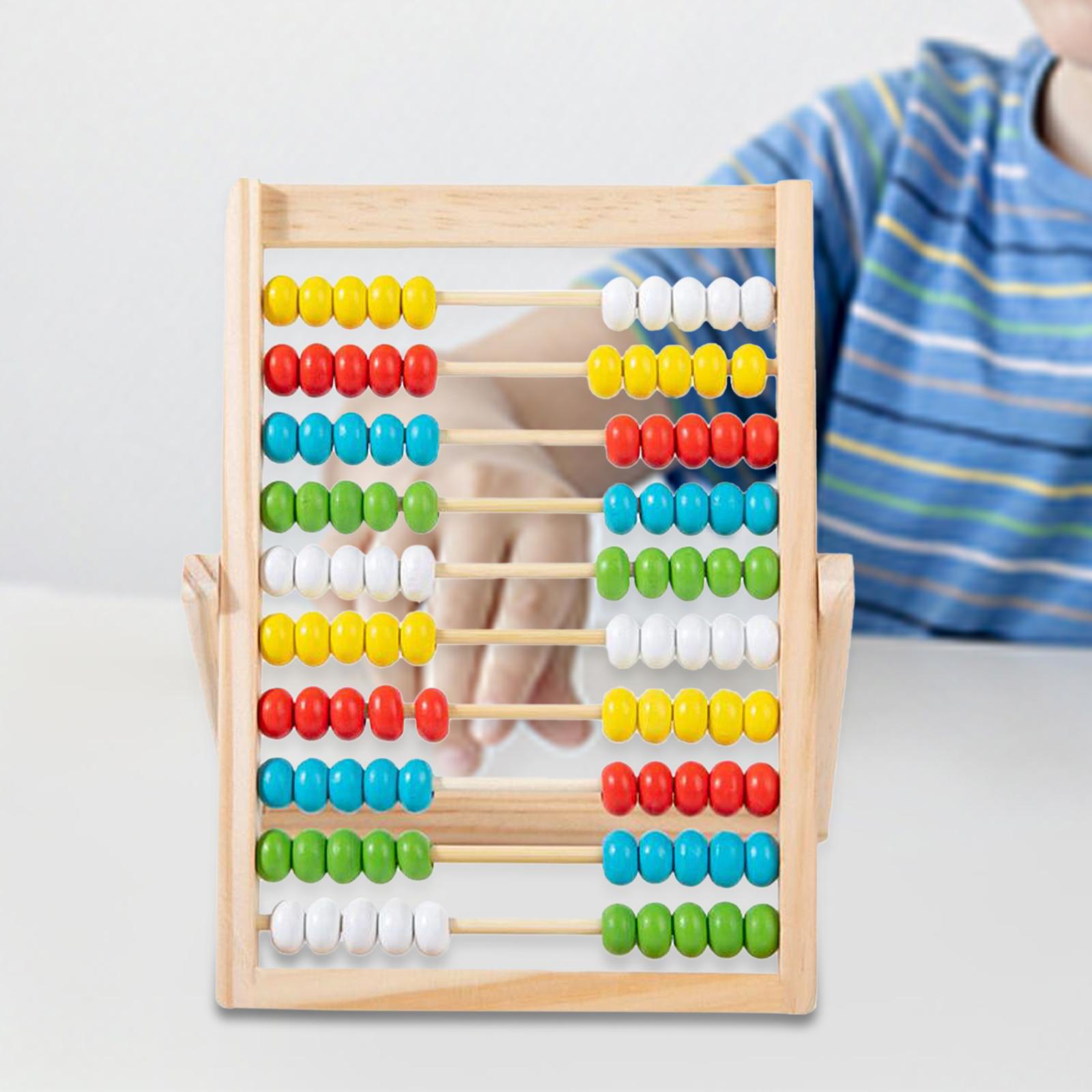 Wooden Abacus Educational Coun - Abacus Counting Bead reseña y precio