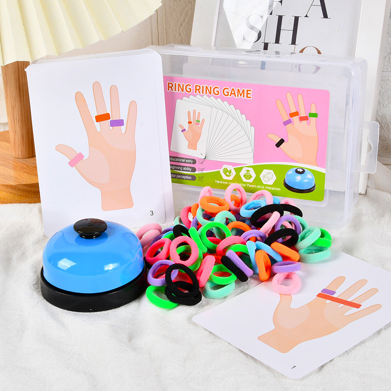 Kids Finger Ring Board Game Co - Kids Educational Game 3 reseña y precio