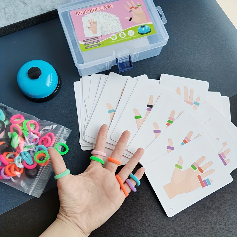 Kids Finger Ring Board Game Co - Kids Educational Game 3 reseña y precio