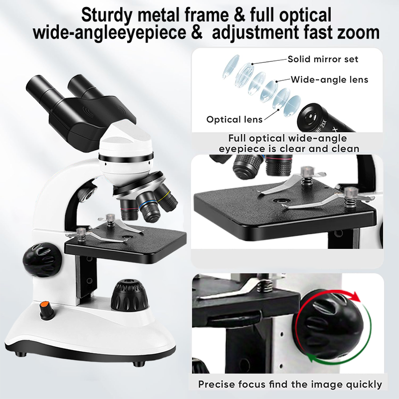 Binocular Microscope, High Def - Kids Definition Of Education reseña y precio
