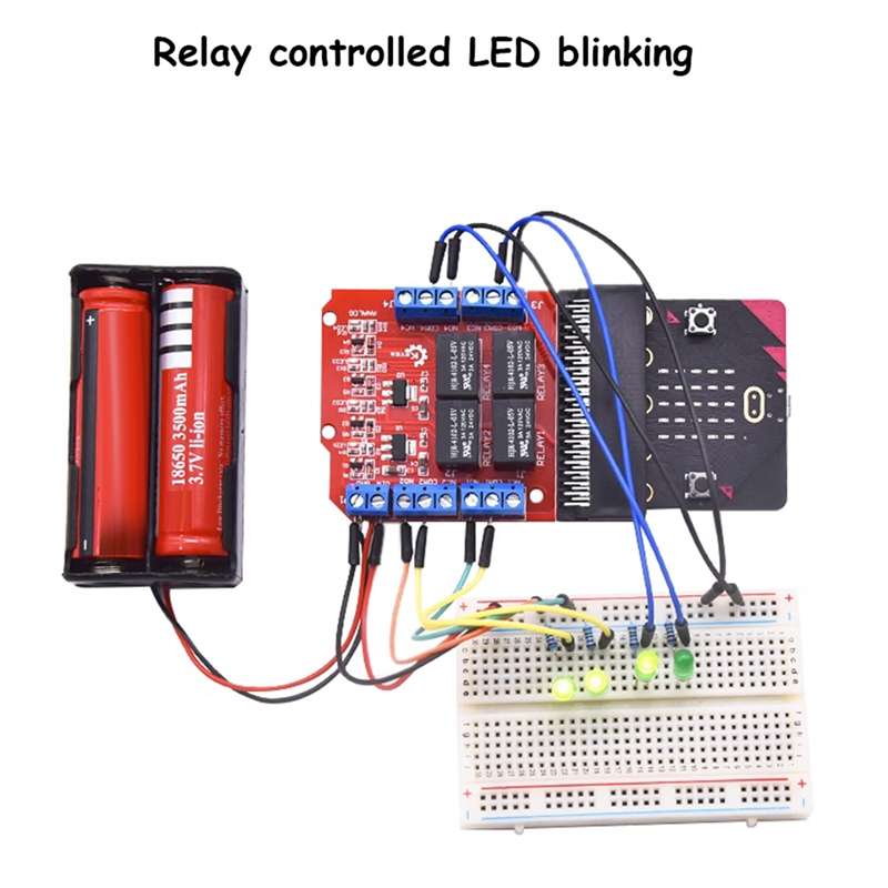 Microbit 4 Channel Relay Modul - Kids Education Channel reseña y precio