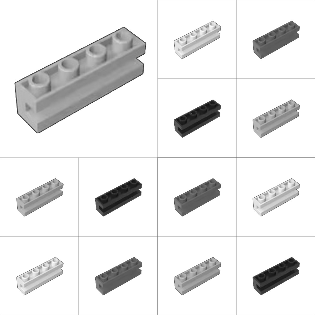 50pcs 2653 Modified 1x4 With C - Kids Education Channel reseña y precio
