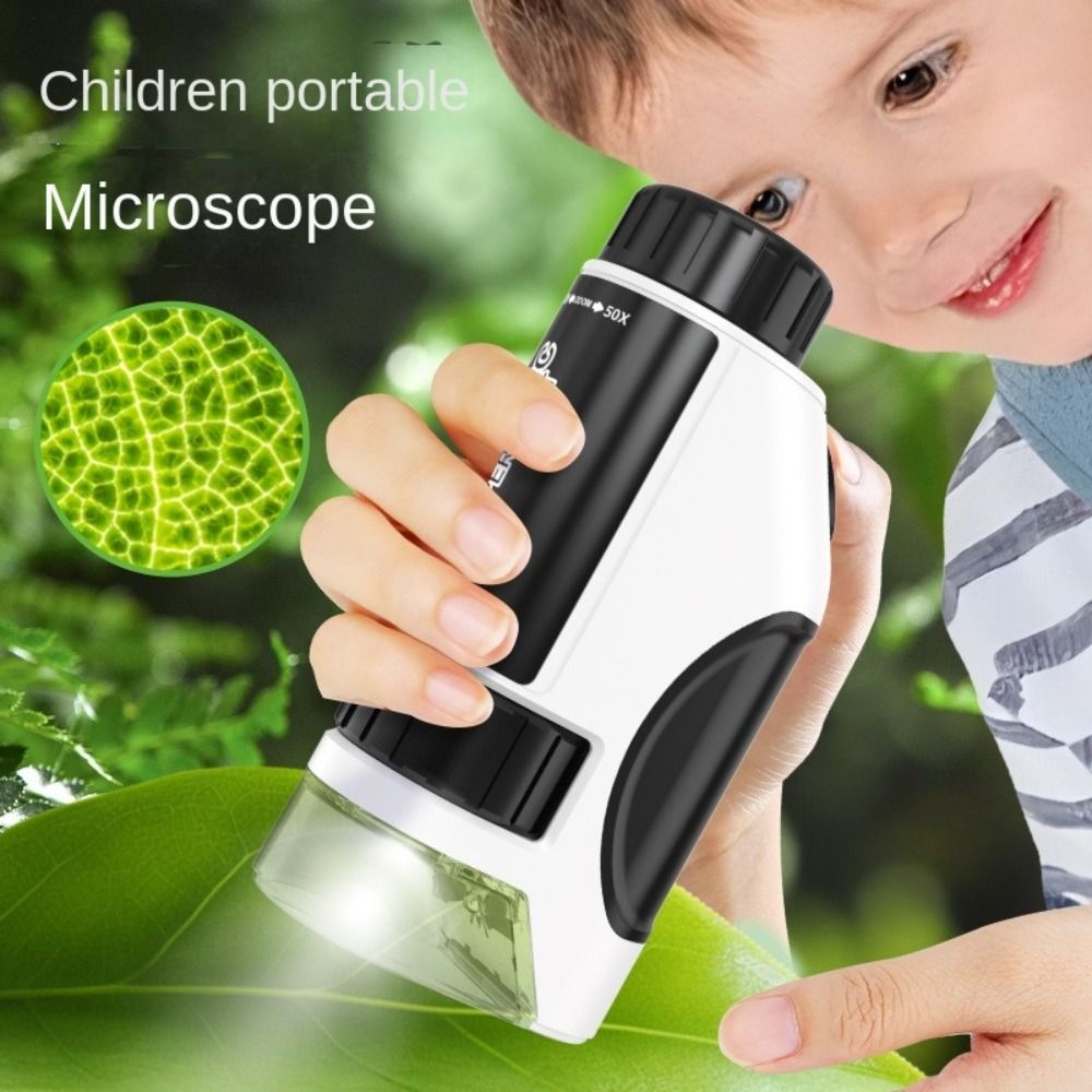 Handheld Kids Microscope LED L - Kids Definition Of Education reseña y precio