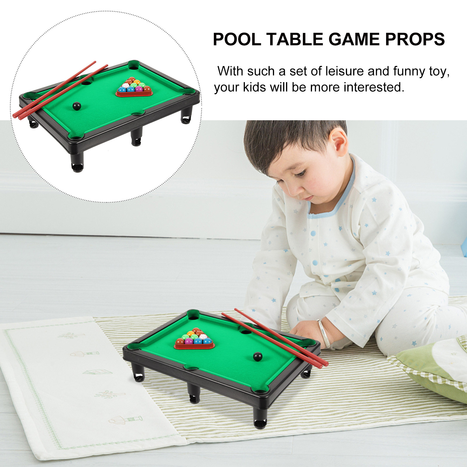 1Set Mini Snooker Pool Table G - Kids Education Table reseña y precio