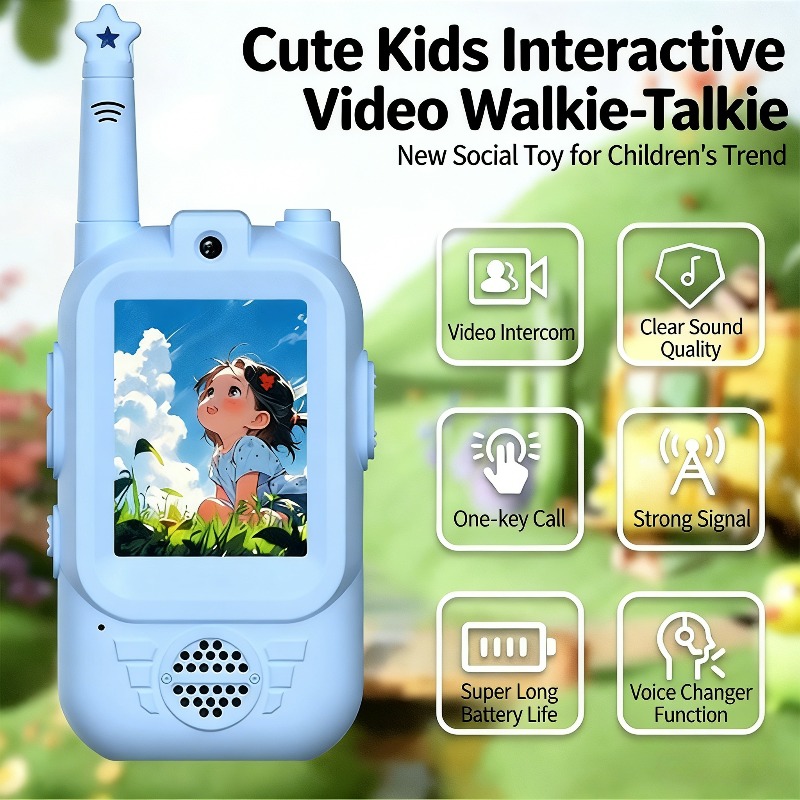 2PC Kids Video Walkie Talkies  - Kids Education And Recreation reseña y precio