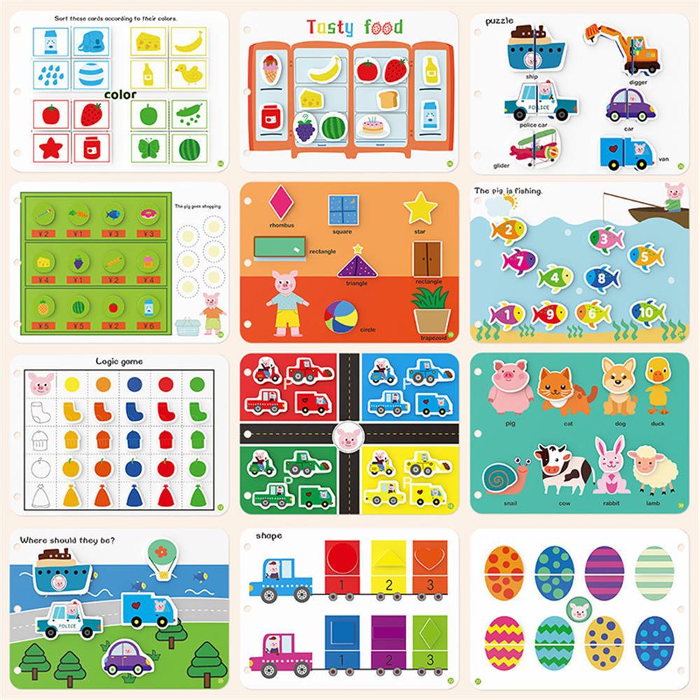 Kid Quiet Busy Book Montessori - Kids First Education reseña y precio