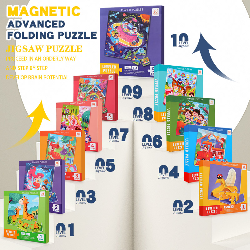 Kids Magnetic Wooden Puzzle Ca - Kids Educational Game 3 reseña y precio