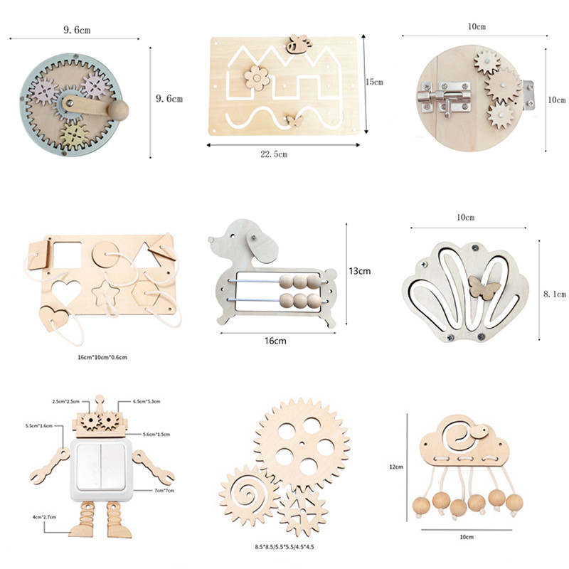 Kids Busy Board DIY Accessorie - Kids Educational Game 3 reseña y precio