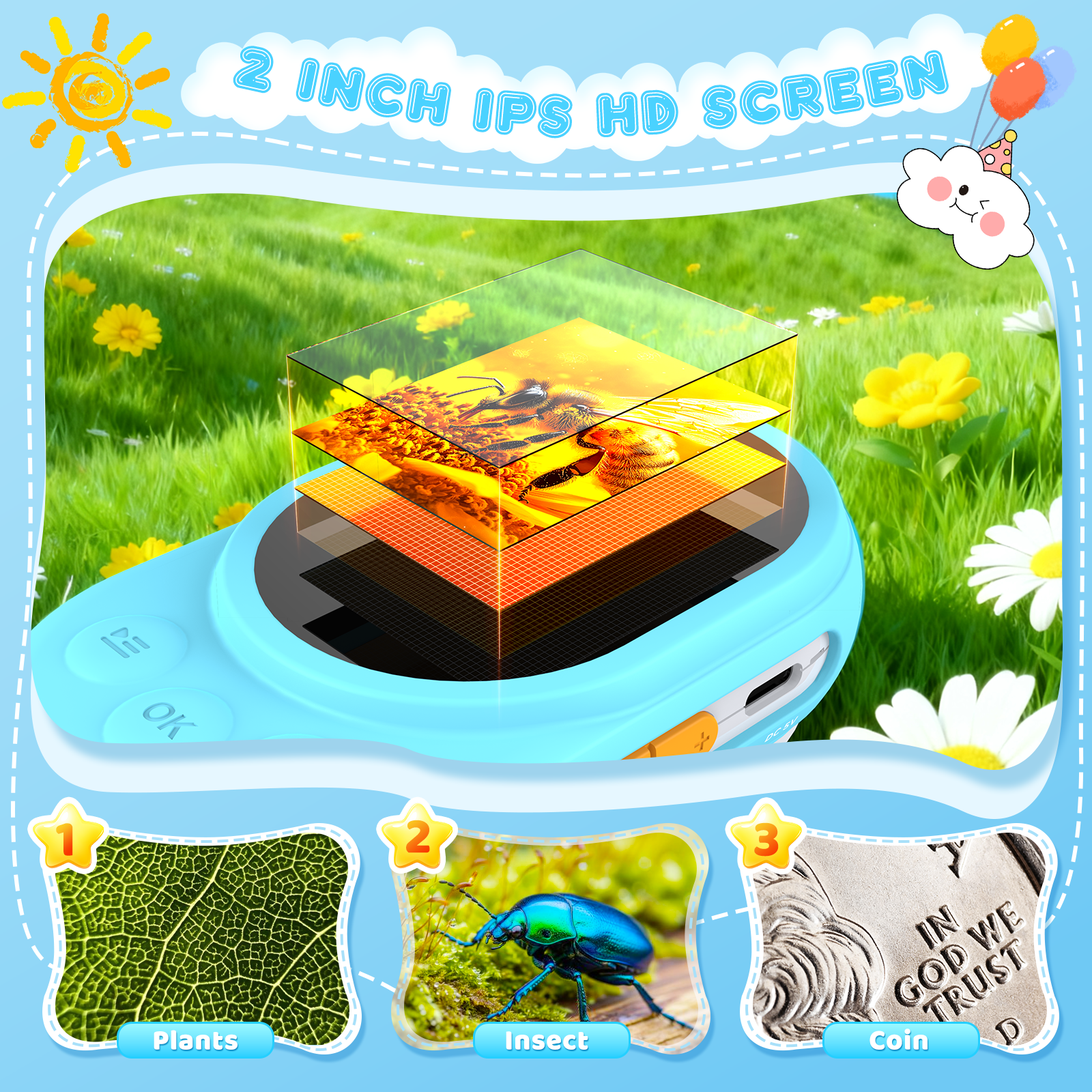 Kid MicroCam with 2-inch Scree - Kids Definition Of Education reseña y precio