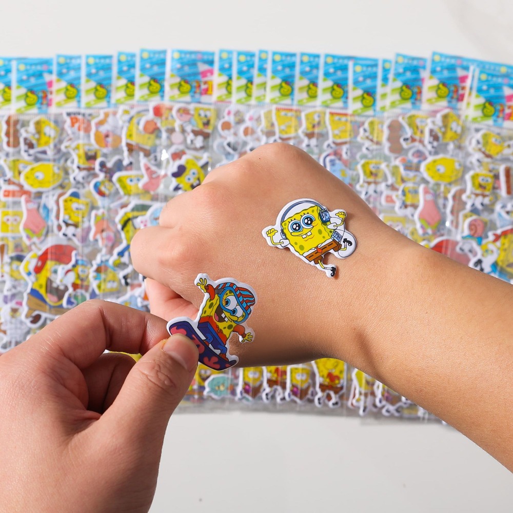 12-Pack SpongeBob 3D Stickers  - Kids First Education reseña y precio