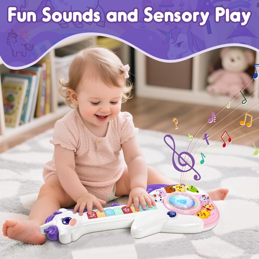 Baby Musical Unicorn Toys Educ - Kids First Education reseña y precio