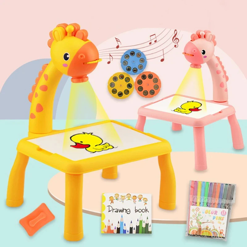 Children LED  Projector Art  D - Drawing Projector Kids reseña y precio