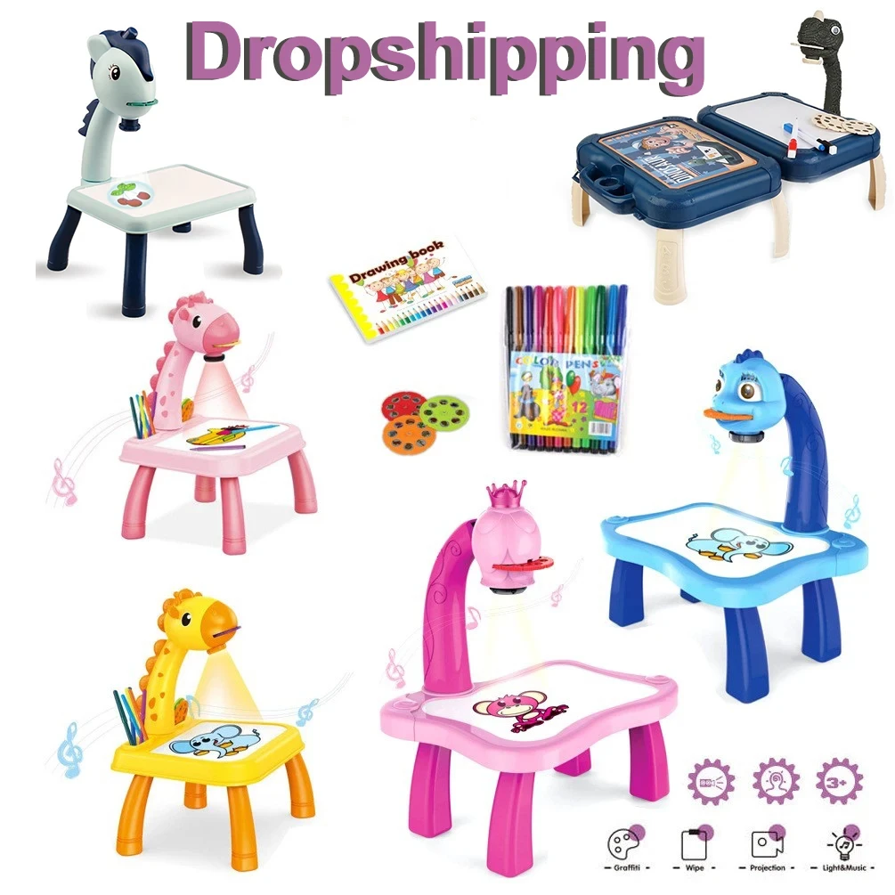 Children LED  Projector Art  D - Drawing Projector Kids reseña y precio