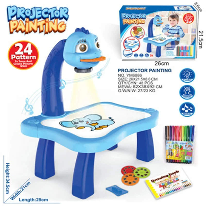 Children LED  Projector Art  D - Drawing Projector Kids reseña y precio